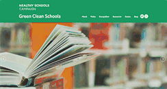 Desktop Screenshot of greencleanschools.org